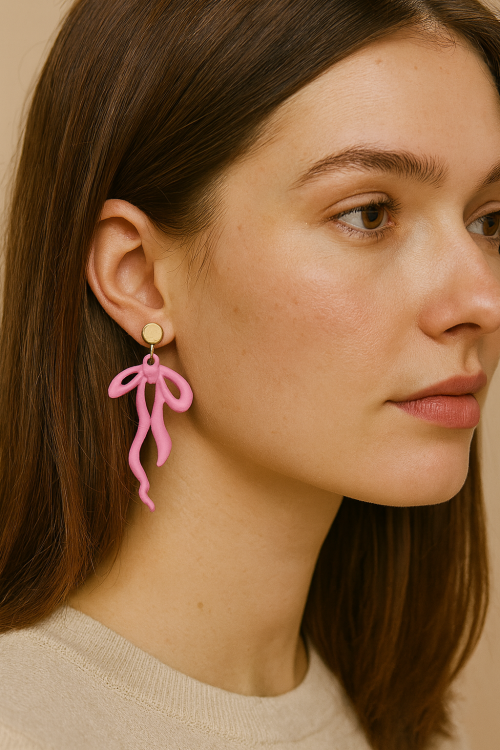 "🎀 Oorbellen “Pink Ribbons” 🎀"