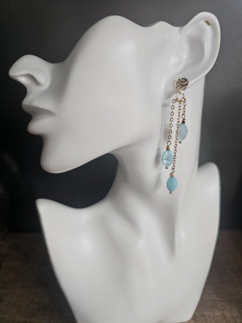 "💎 Oorbellen Azure Cascade"