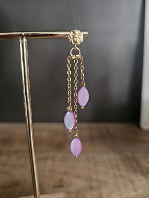 "🌸 Oorbellen Lilac Cascade"