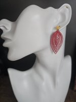 "❤️ Crimson Lace Oorbellen"