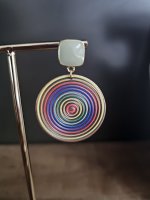 "🌈✨Rainbow Orbit Oorbellen"